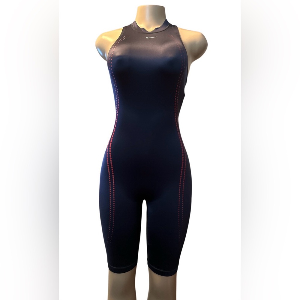 Nike Kneeskin Bodysuit Swimsuit Speedsuit Women’s Female Swimming Swimsu…